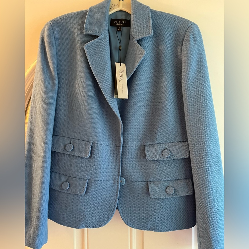Talbots NWT Blue Jacket size 6
